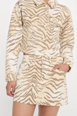 good 90s tiger mini skirt