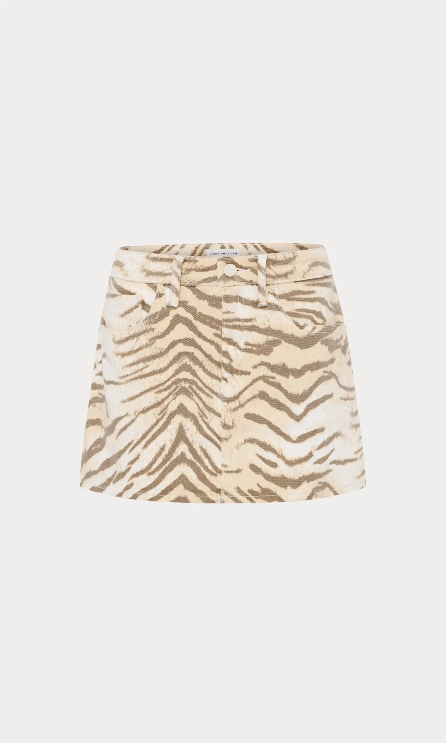 good 90s tiger mini skirt