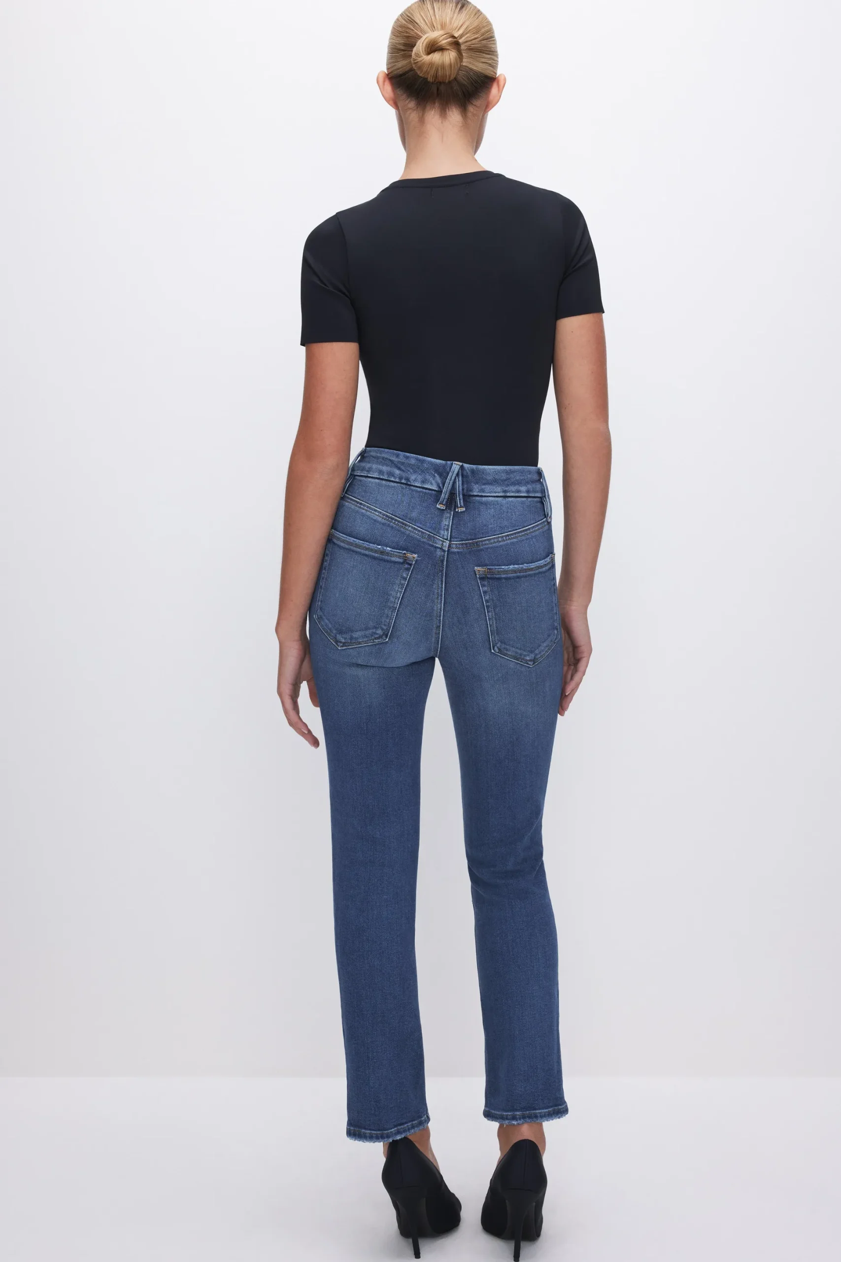 good straight compression jeans
