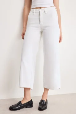 good waist cropped palazzo jeans