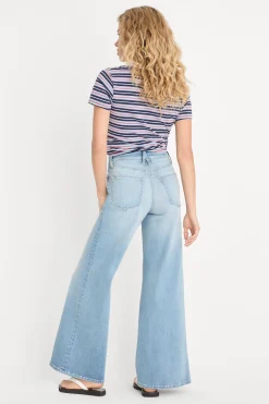 good waist palazzo ankle jeans