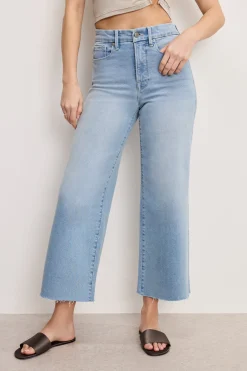 good waist palazzo crop compression jeans