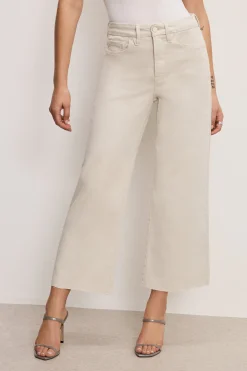 good waist palazzo cropped jeans