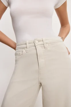 good waist palazzo cropped jeans