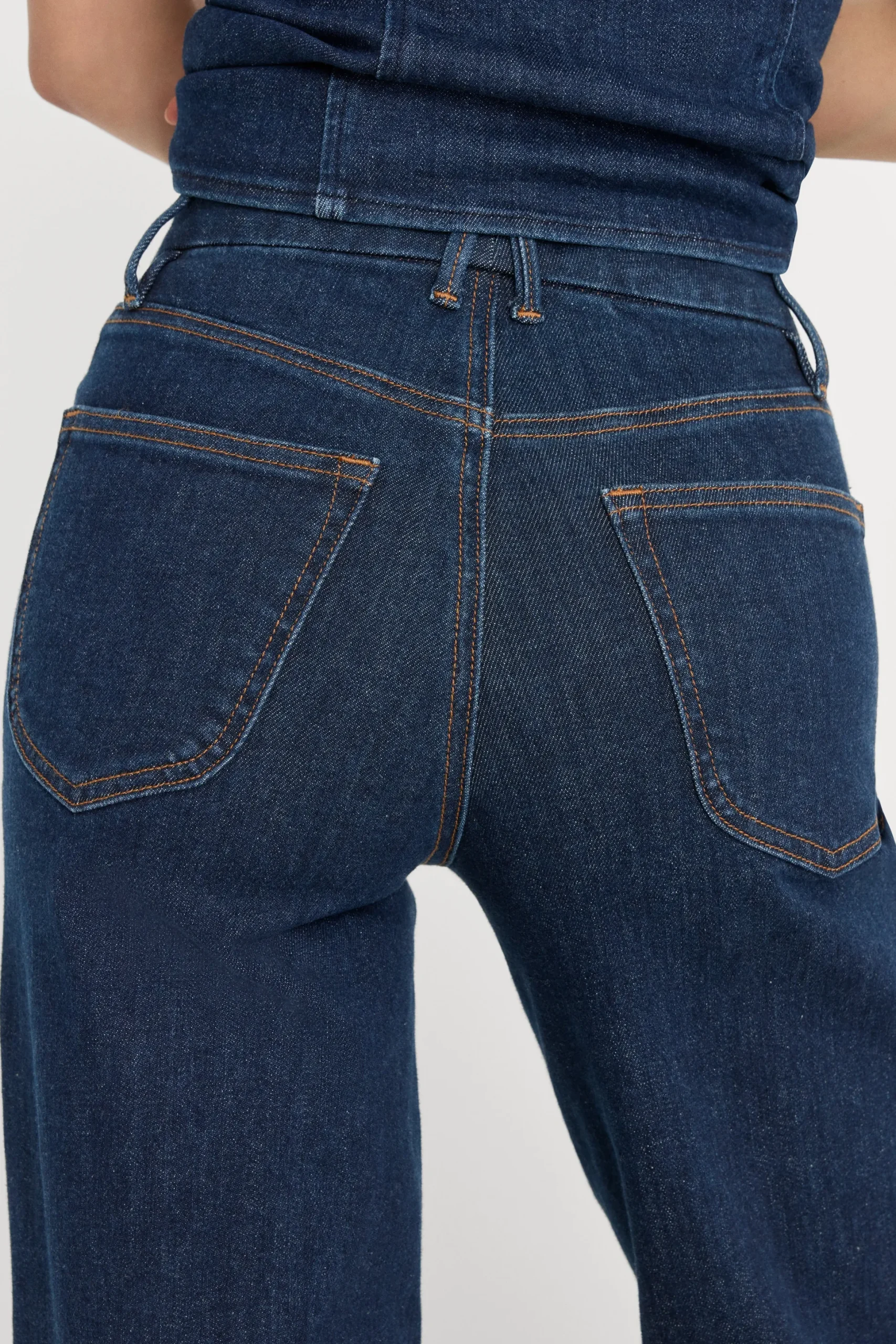 good waist palazzo jeans