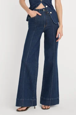 good waist palazzo jeans