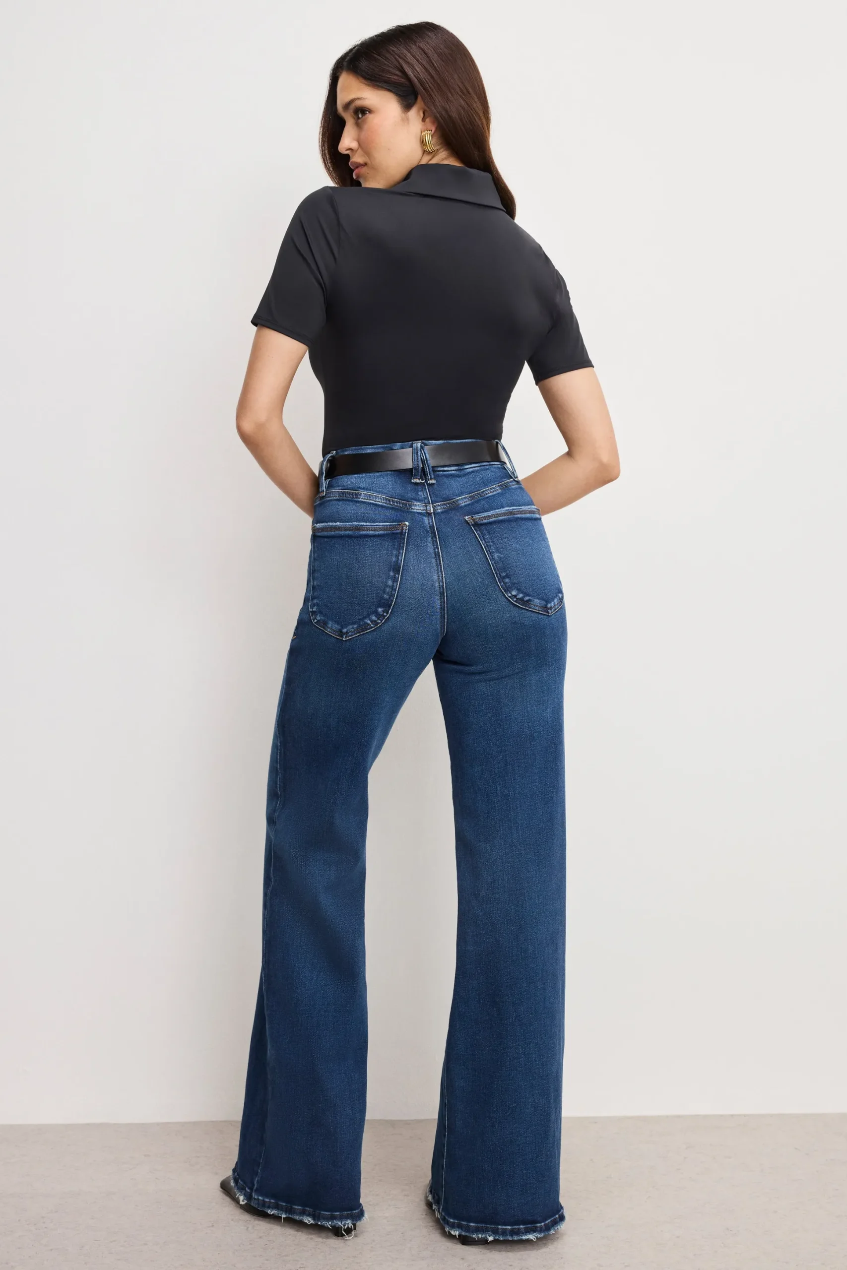 good waist palazzo jeans