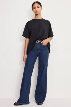 good waist palazzo jeans