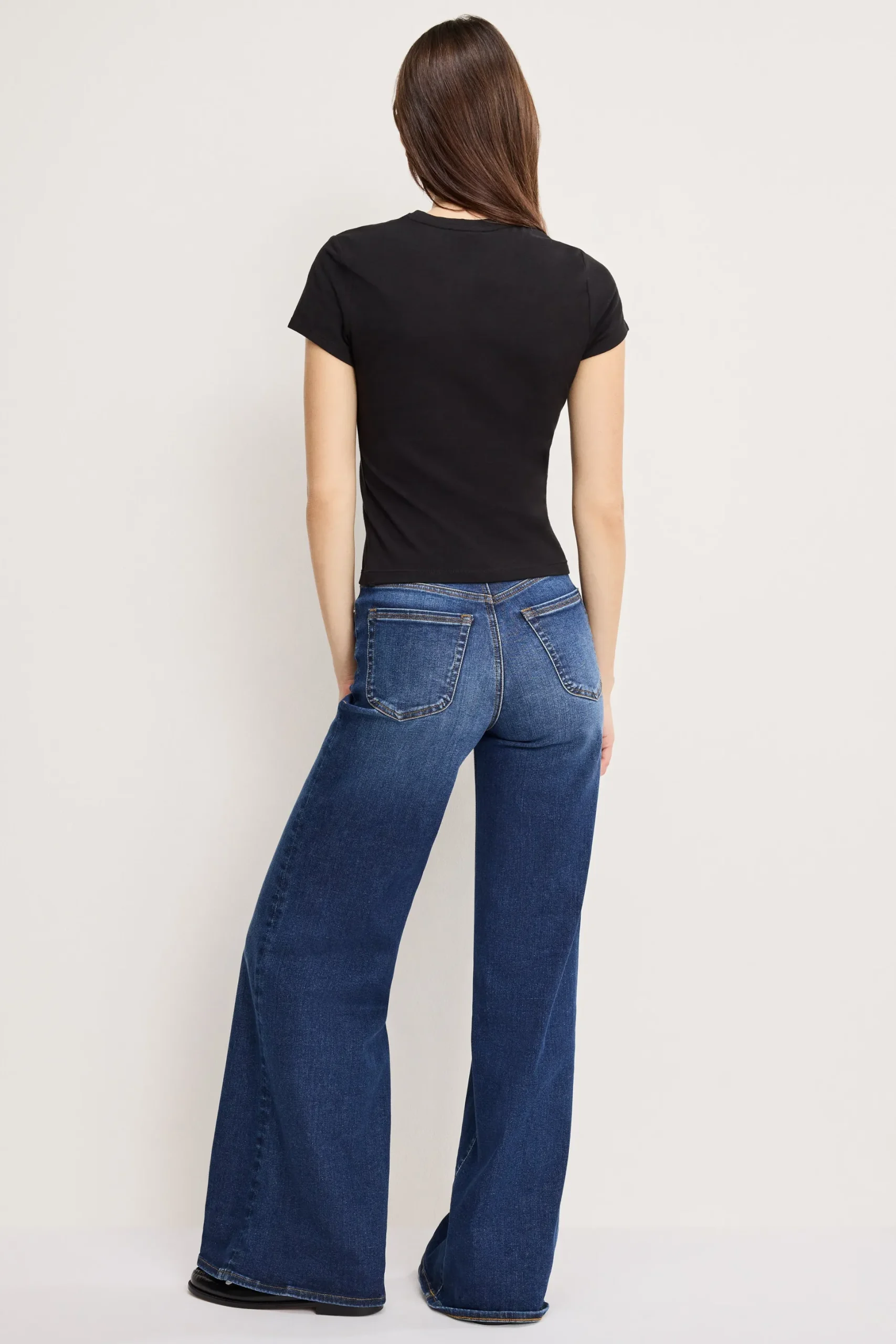 good waist palazzo jeans