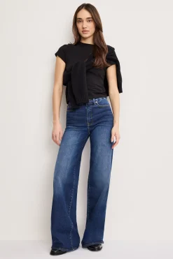 good waist palazzo jeans