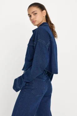 jeanius cropped jacket