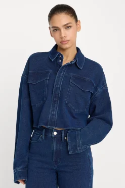 jeanius cropped jacket