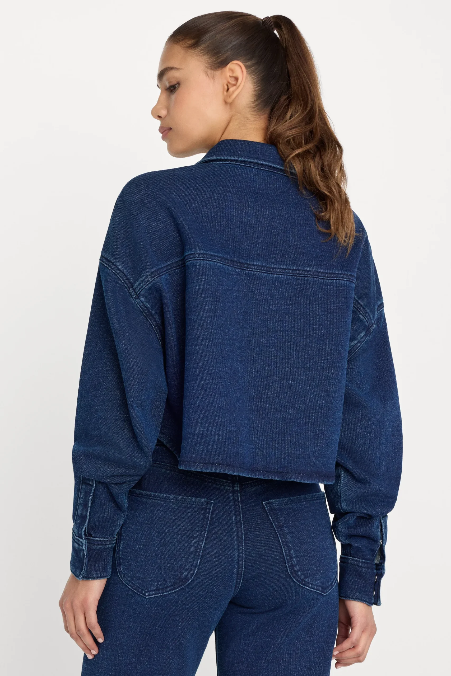 jeanius cropped jacket