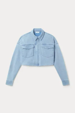 jeanius cropped jacket