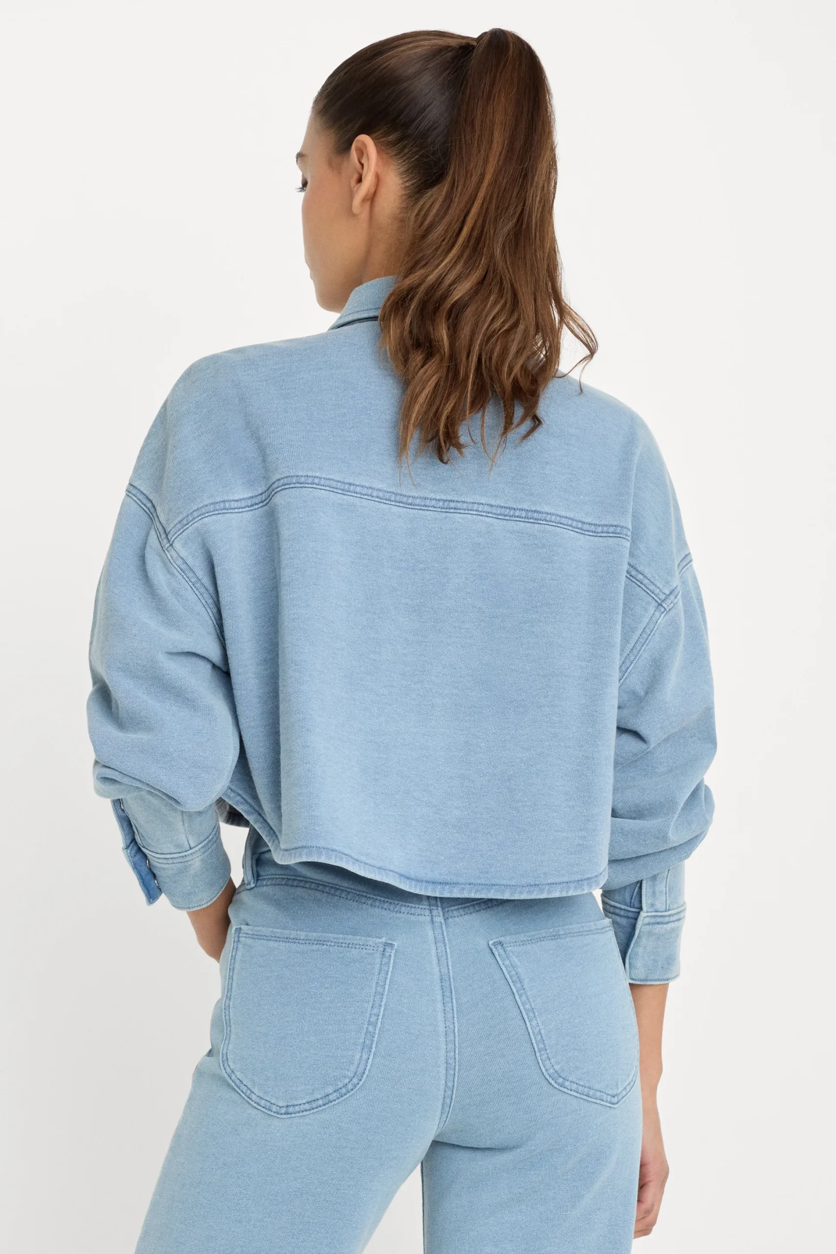 jeanius cropped jacket