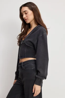 jeanius zip up hoodie