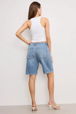 lite linen bermuda short