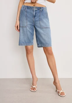 lite linen bermuda short