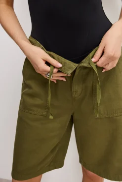 lite linen bermuda short