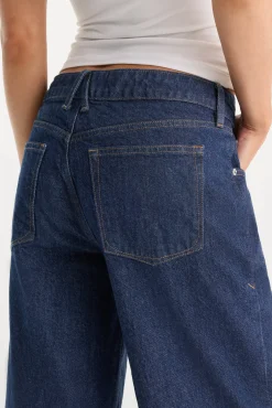 low relaxed straight jeans