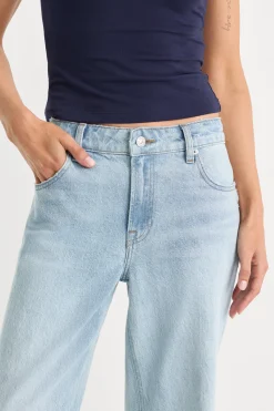 low relaxed straight jeans