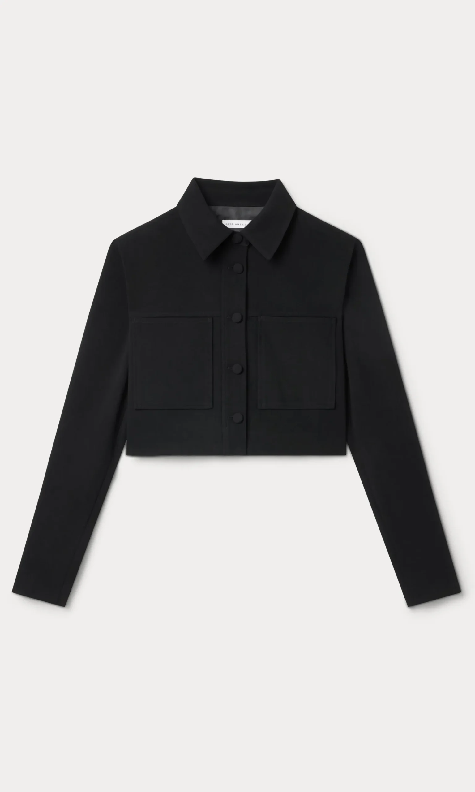 luxe suiting cropped jacket