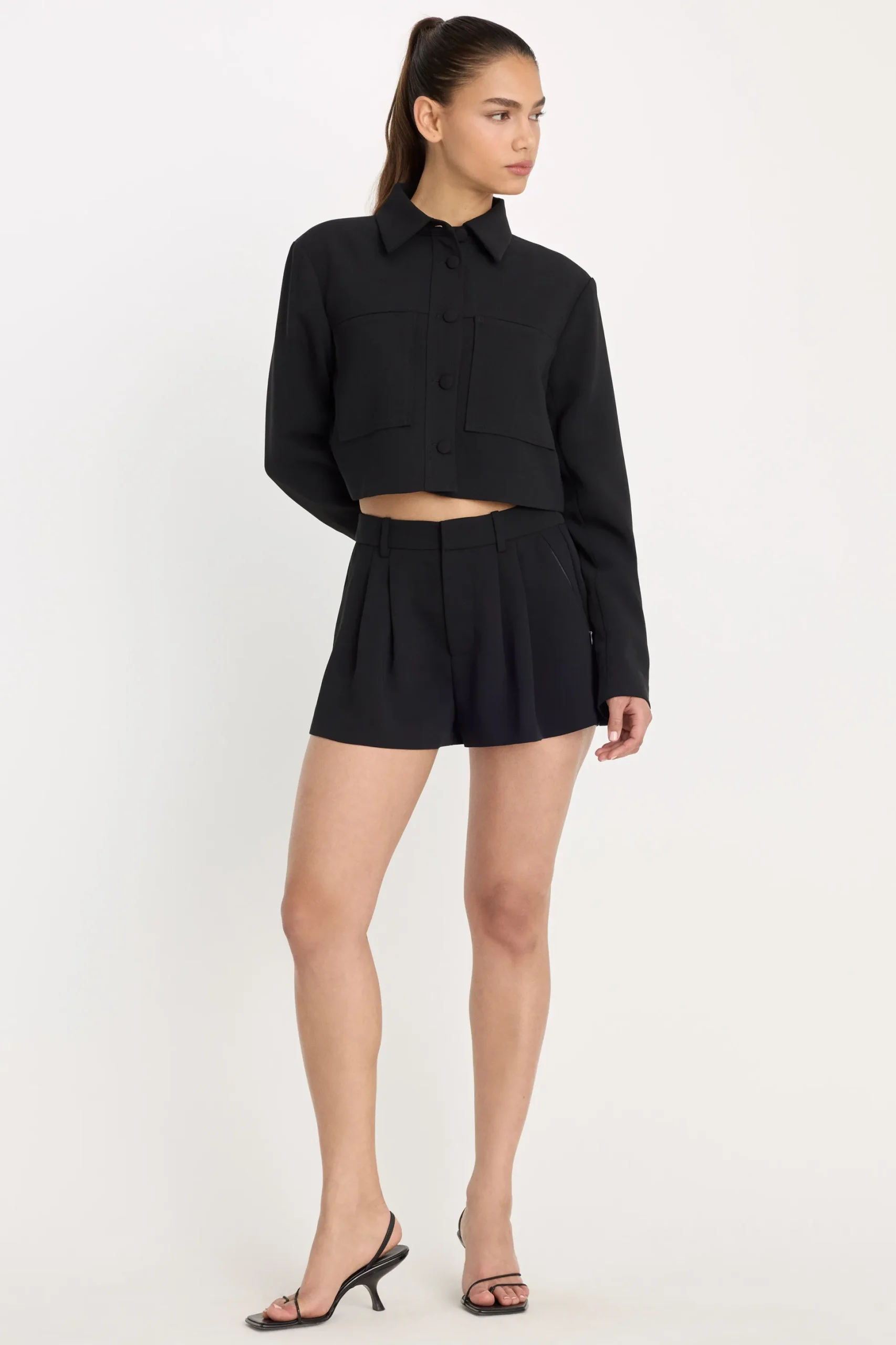 luxe suiting trouser short