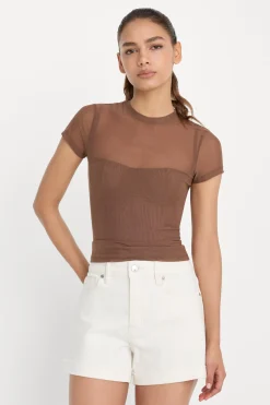 mesh baby tee