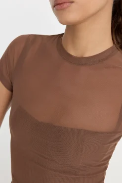 mesh baby tee