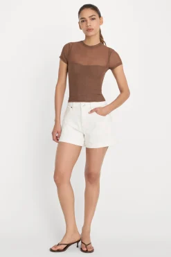 mesh baby tee