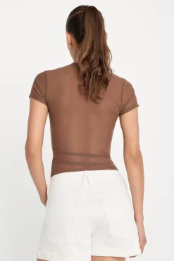 mesh baby tee