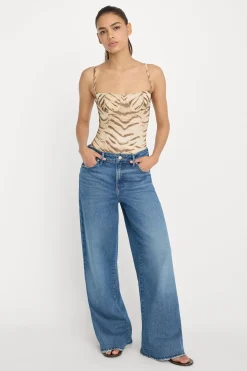 mesh bustier bodysuit