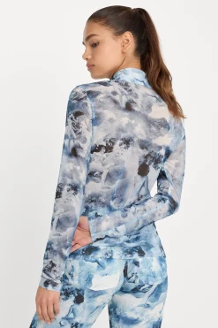 mesh button up top