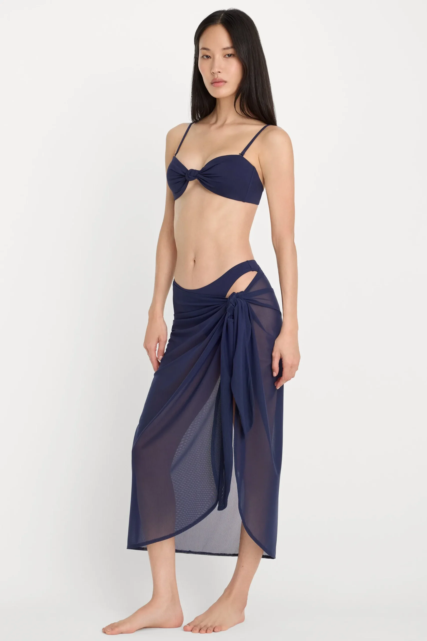 mesh midi sarong