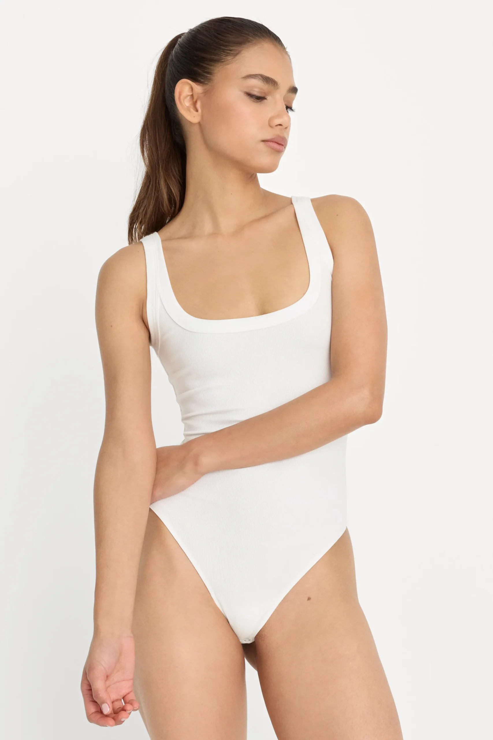 modal rib tank bodysuit