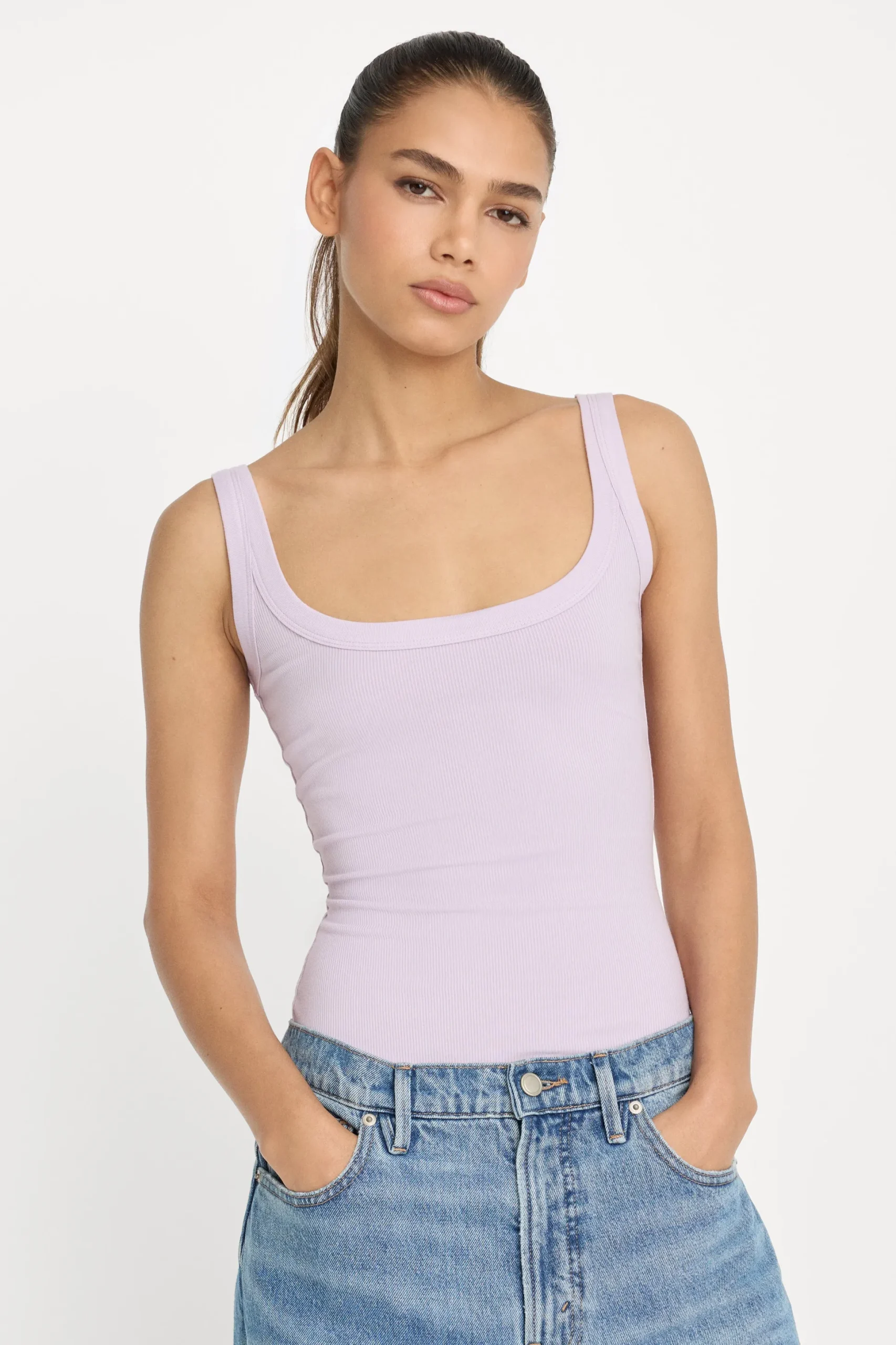 modal rib tank bodysuit