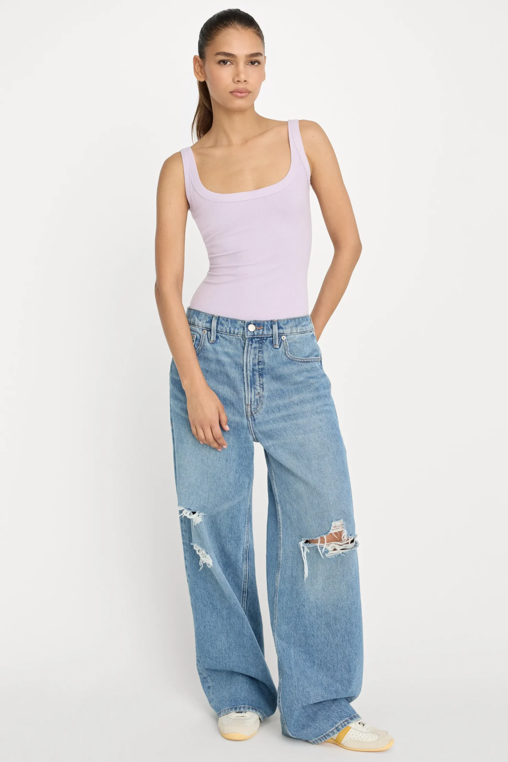 modal rib tank bodysuit