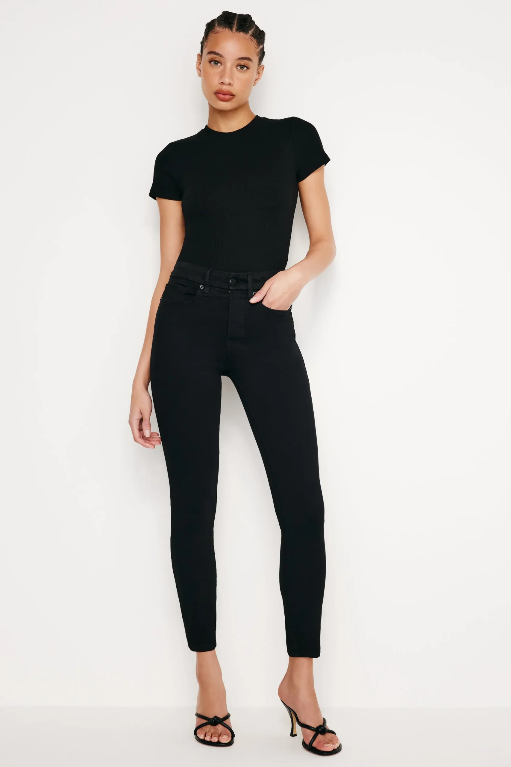 never fade good legs skinny cropped jeans