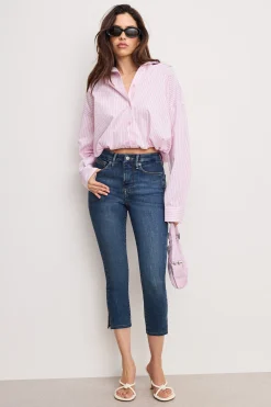 poplin bubble shirt
