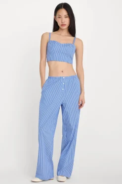 poplin bustier cami top