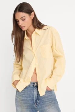 poplin classic boxy shirt