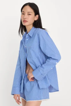 poplin classic boxy shirt