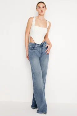poplin corset top
