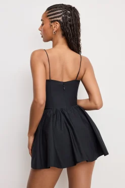 poplin mini dress