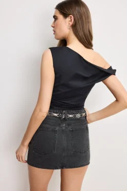 poplin off shoulder top