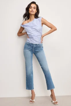 poplin off shoulder top