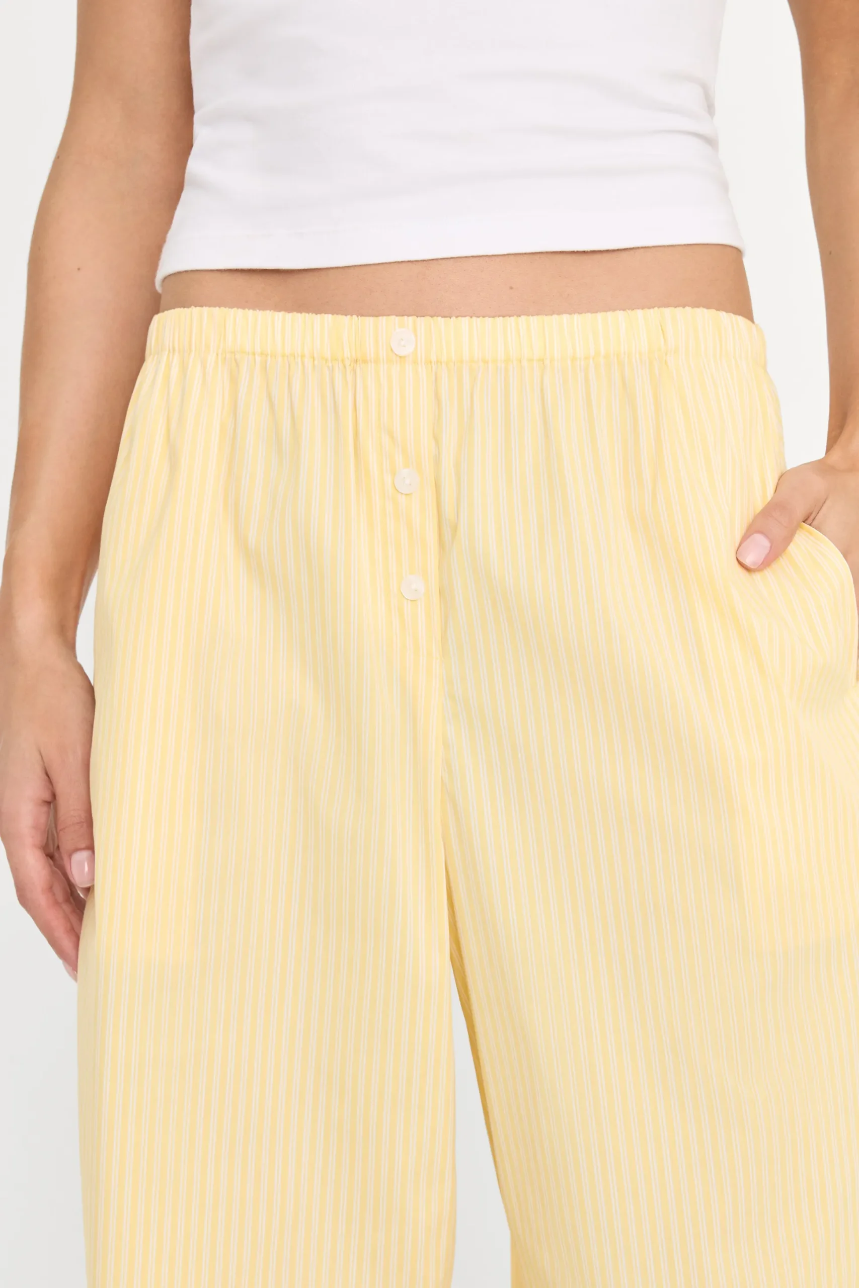 poplin pull on pants