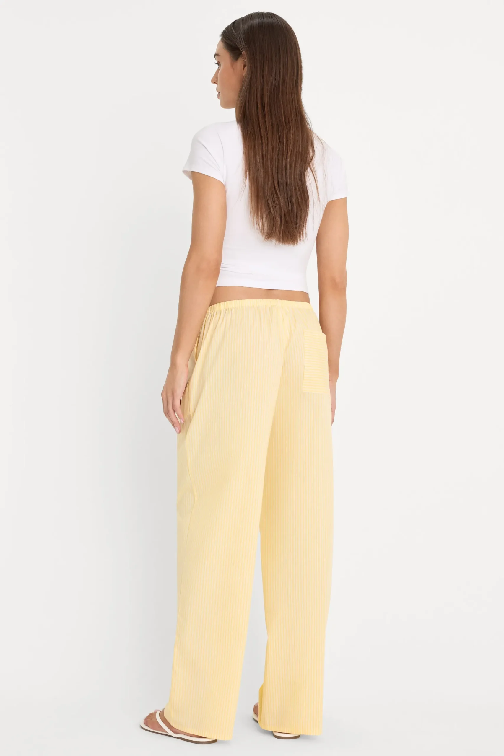 poplin pull on pants