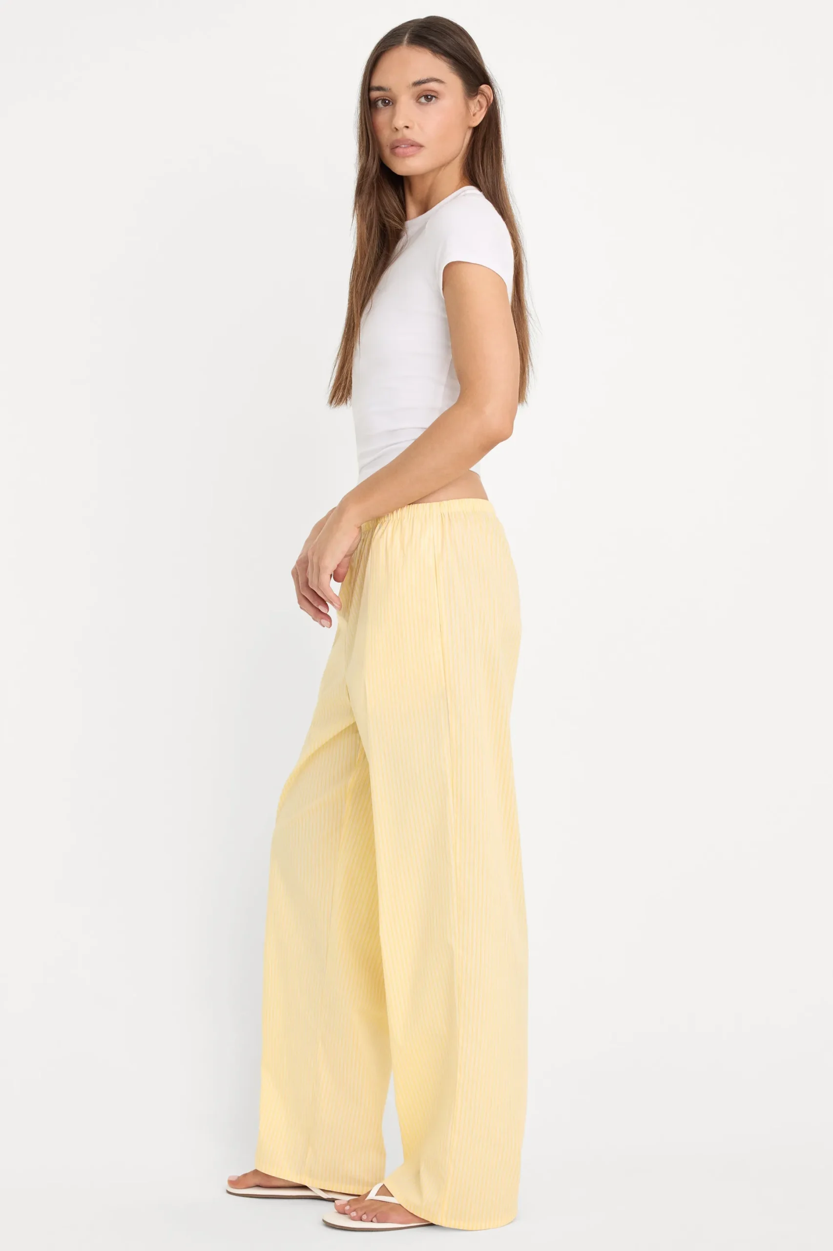 poplin pull on pants