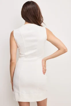 power stretch mini dress